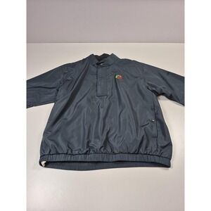 FootJoy DryJoys Pullover Jacket Mens XL Gray Short Sleeve Rainshirt Golf